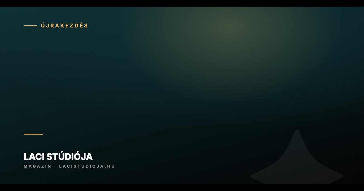 Hogyan kezdj újra — bárhonnan, bármikor